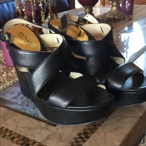 Michael kors Black wedges